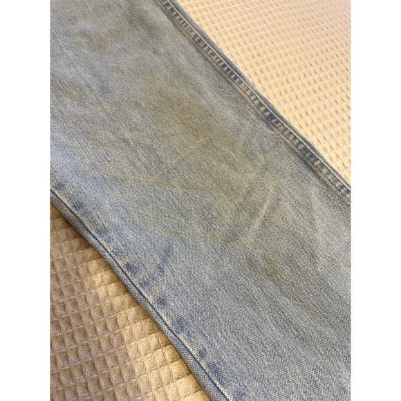 VTG Wrangler High Waisted Straight Leg Light Wash Western Wear Jeans Size 34 - Picture 4 of 11